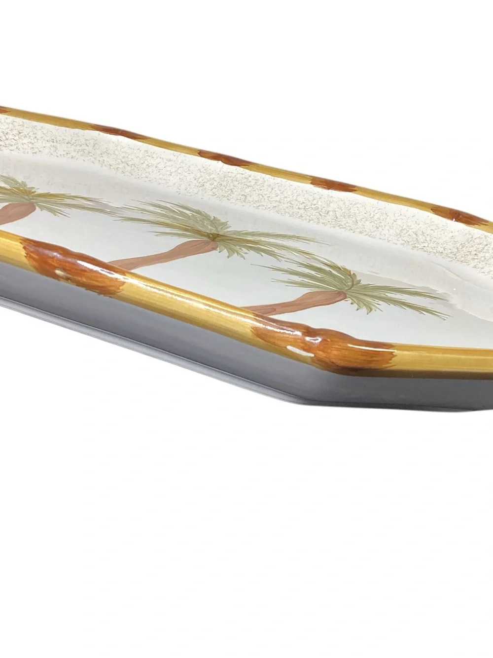 Vintage Century Large Ceramic Serving Platter 16x12.5”